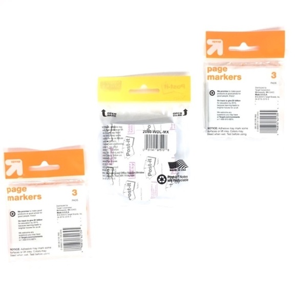 Sticky Notes Post It Up & Up Owl Fox Stationery Page Flags Planner Accessories - Picture 2 of 5